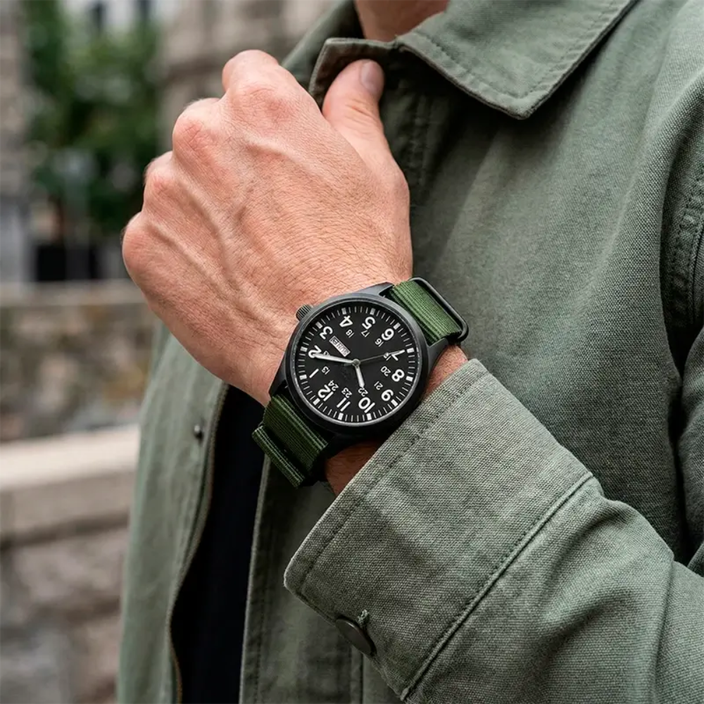 NORDHORNE SENTINEL VERDANT - (WATCH + EXTRA STRAP)